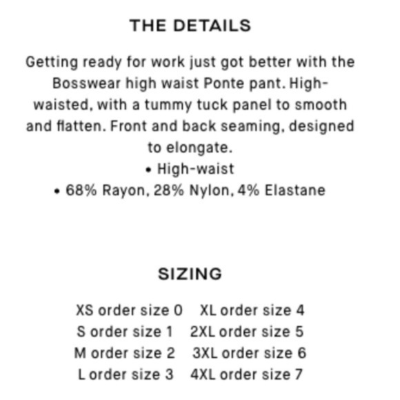 Good American The Ponte Boss Pants Black - Picture 13 of 16